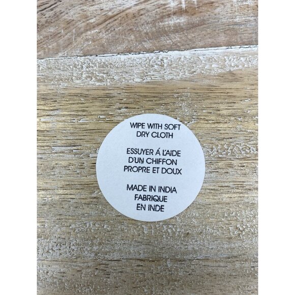 RUSTIC Carved Wooden Serving Tray Rectangular 17x12 With 2 Handles India - Picture 8 of 8